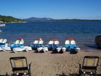 пляж на озере Щучье